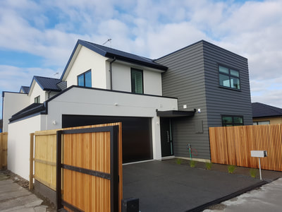 newly built plaster clad home by tooley holdings chch nz
